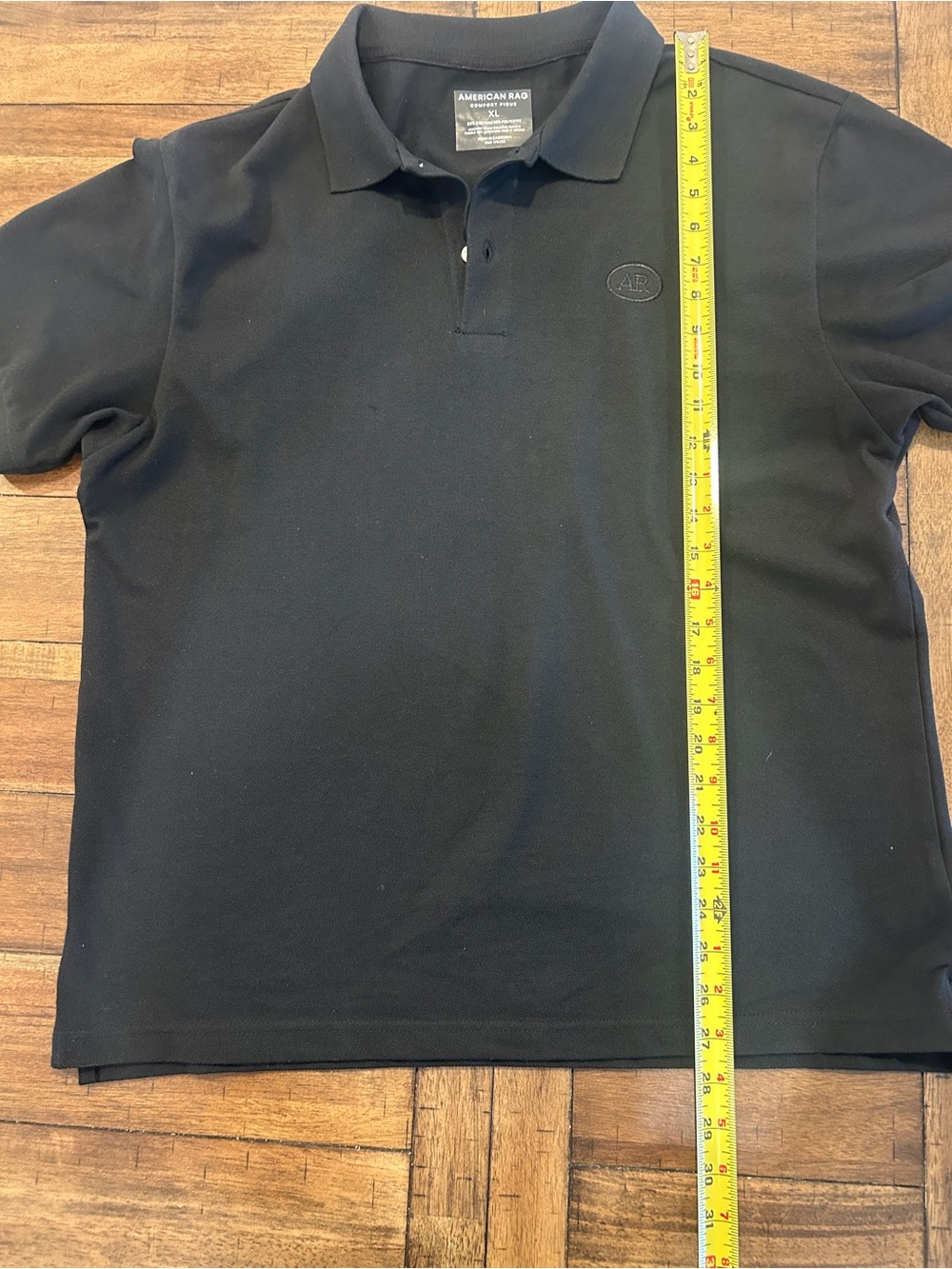 American Rag Black Men’s Polo with Subtle Logo - Picture 7 of 7